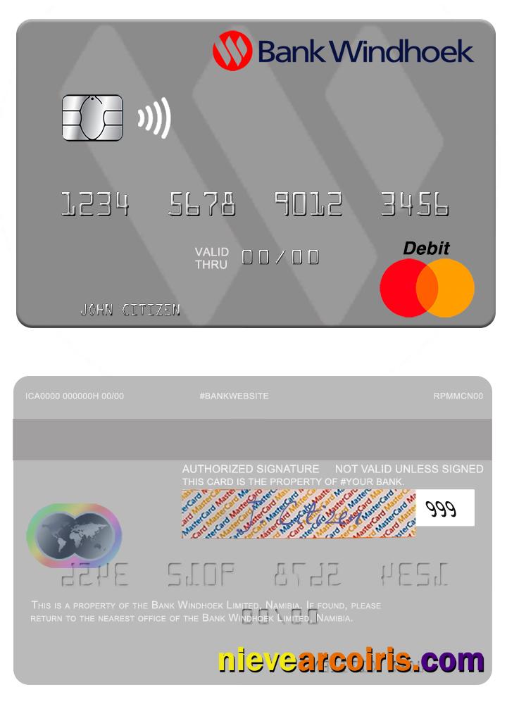 Namibia Bank Windhoek Limited mastercard